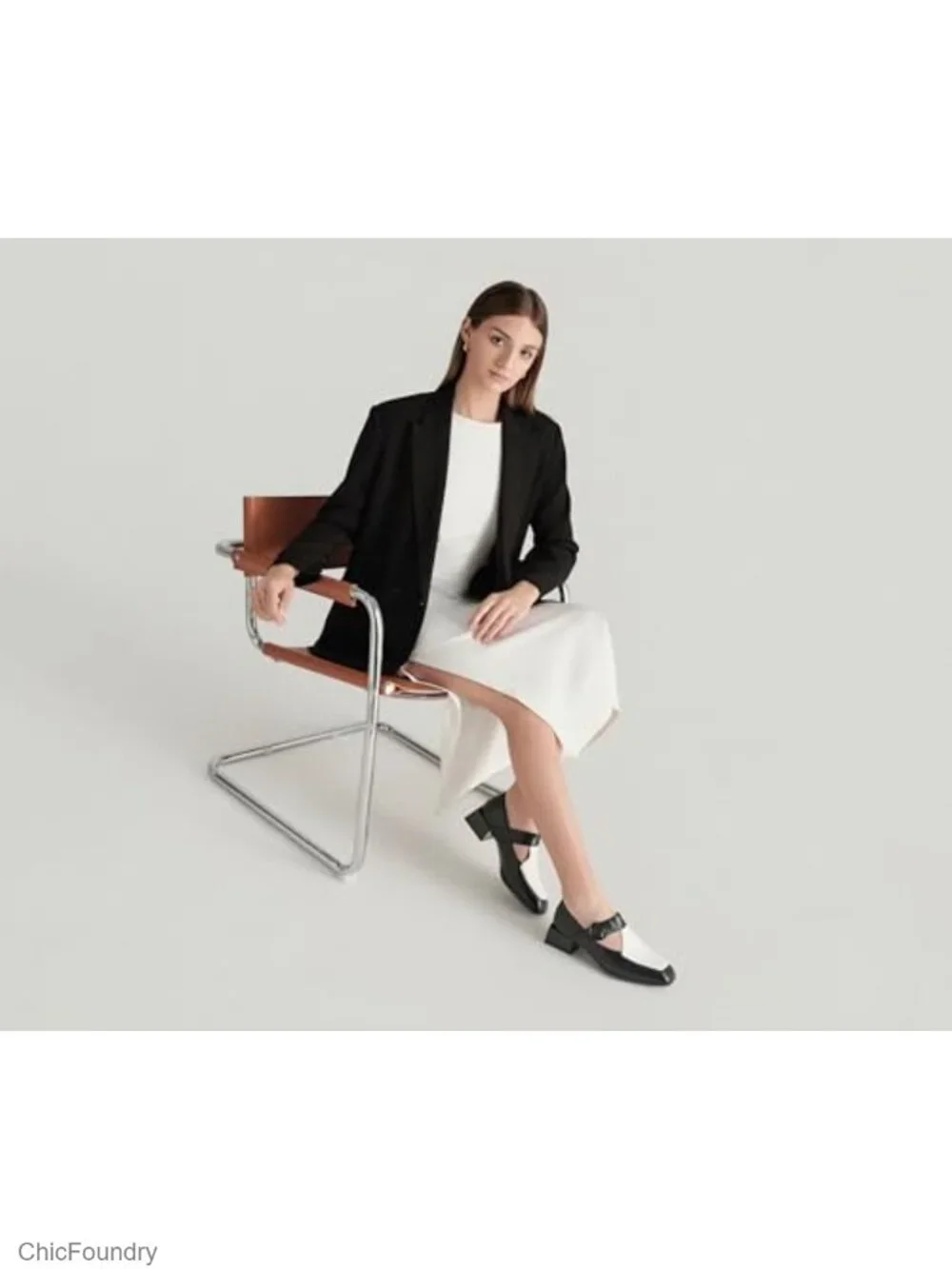 Women's Mary Jane Dress Shoes Low Block Heel Square Toe Faux Leather Pumps